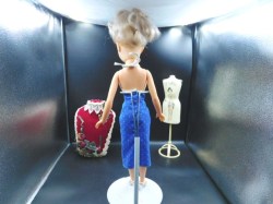 14r blonde blue dress bk